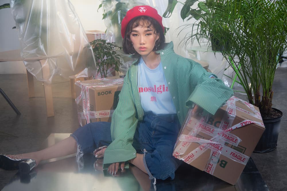 IAMKARENO Karen Yeung UMO Style Drop 2 Lookbook Collection Nostalgia T-Shirt Beret
