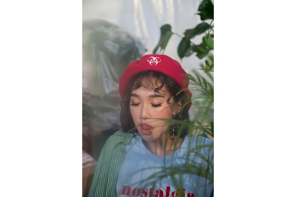IAMKARENO Karen Yeung UMO Style Drop 2 Lookbook Collection Nostalgia T-Shirt Beret