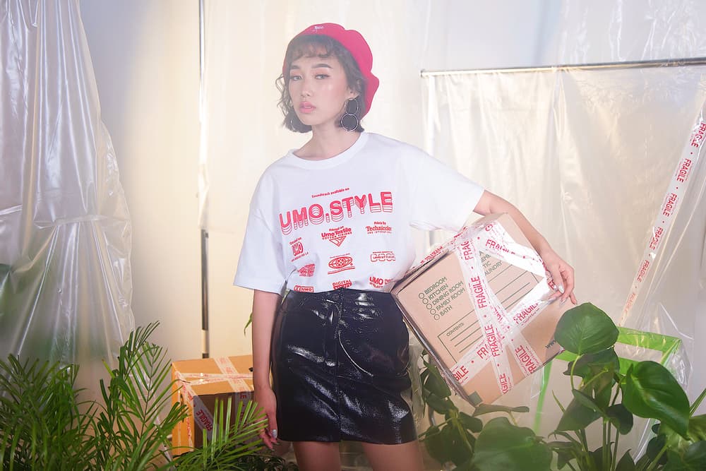 IAMKARENO Karen Yeung UMO Style Drop 2 Lookbook Collection Nostalgia T-Shirt Beret
