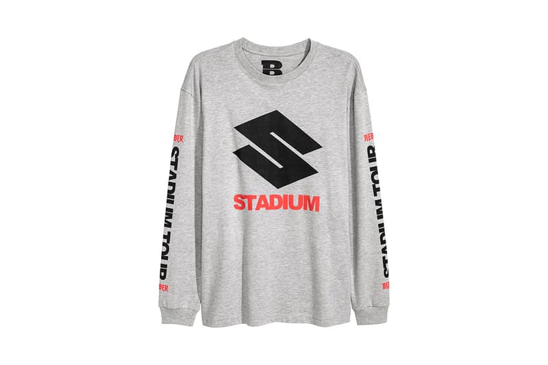 Justin Bieber Tour Merch Merchandise Stadium Tour H&M HM Collection Motorcross Sports Print Collectors Concert