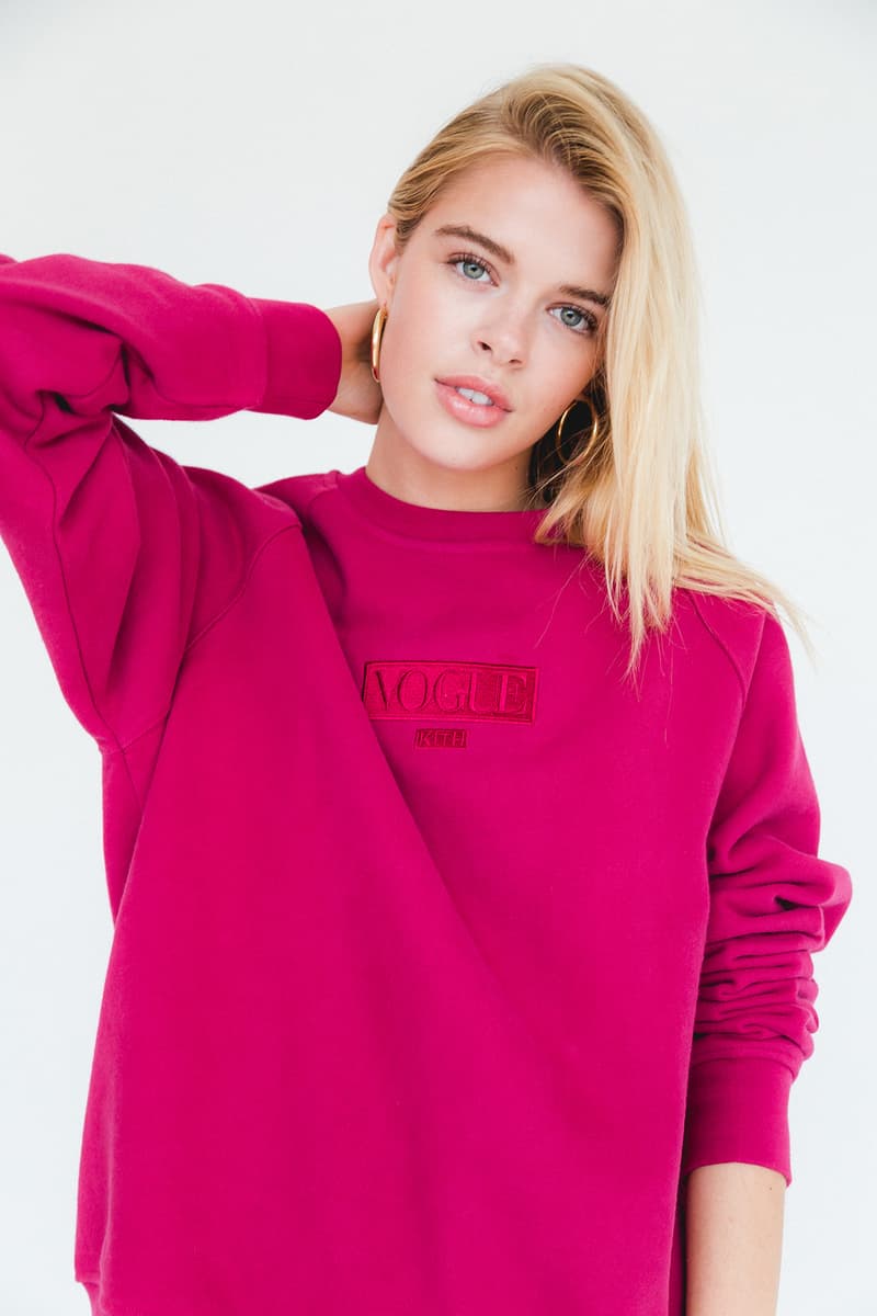 KITH Women Vogue Magazine 125th Anniversary Collaboration Capsule Collection Hoodie Sweatshirt Crewneck Sweater Rainbow