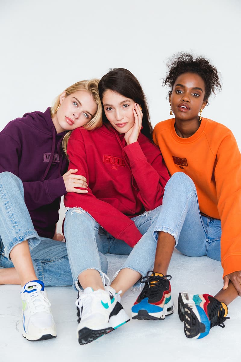 KITH Women Vogue Magazine 125th Anniversary Collaboration Capsule Collection Hoodie Sweatshirt Crewneck Sweater Rainbow