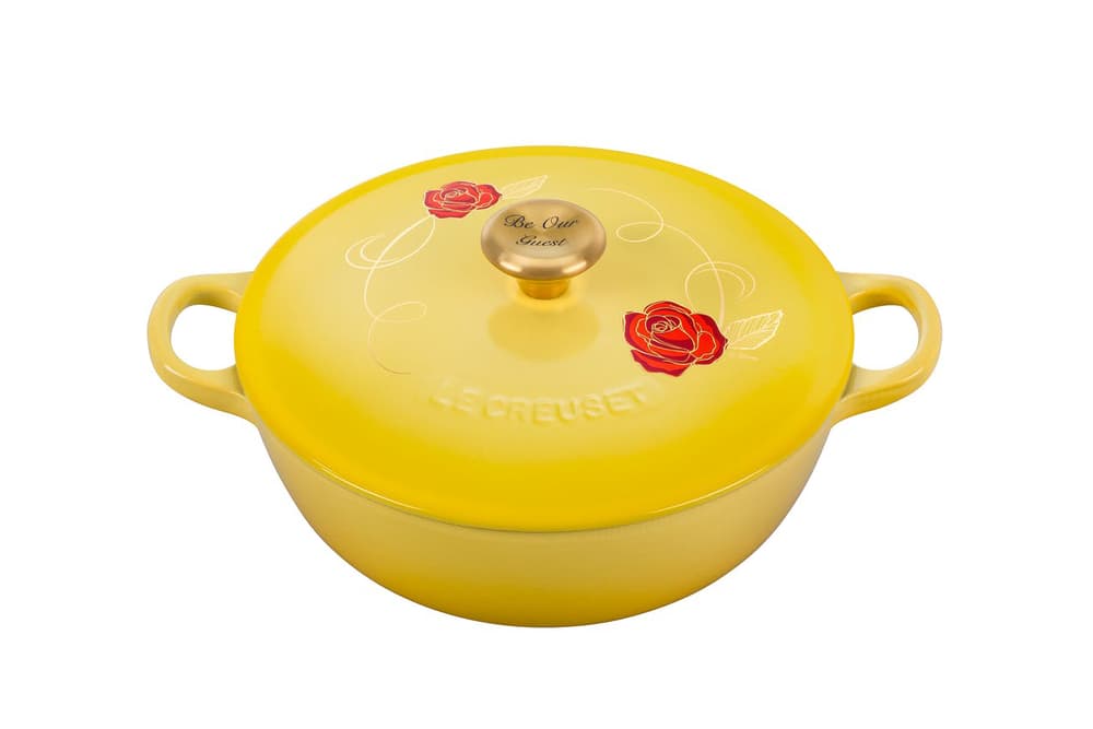 Le Creuset Beauty and the Beast Disney Pot Yellow