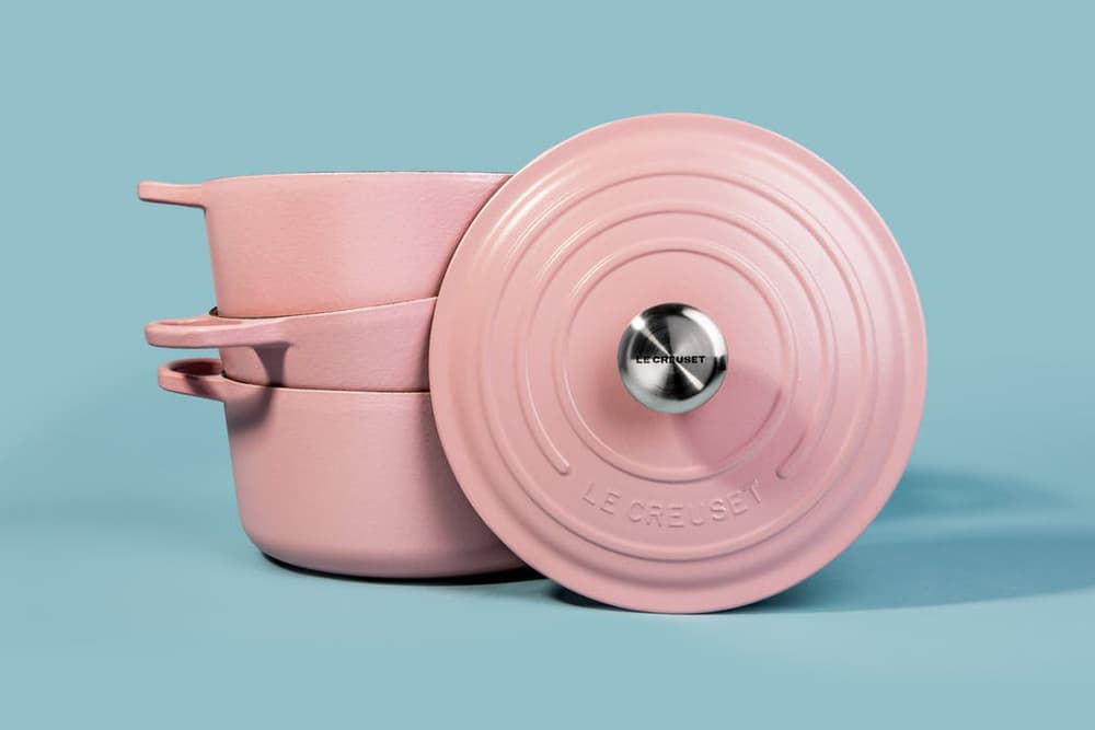 Le Creuset Sugar Pink Matte Collection Millennial Pink Cookware