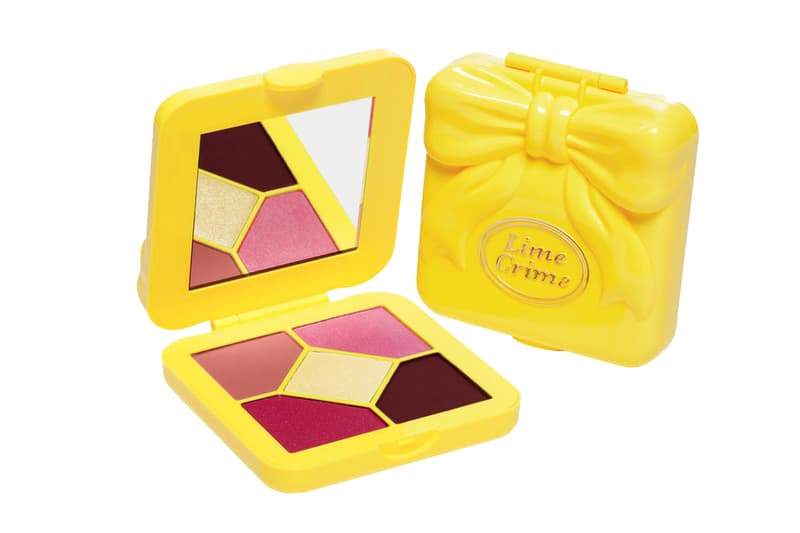 Lime Crime Makeup Polly Pocket Cosmetics Eyeshadow Pocket Candy Colors Pink Yellow Blue 90s Throwback Childhood Toy