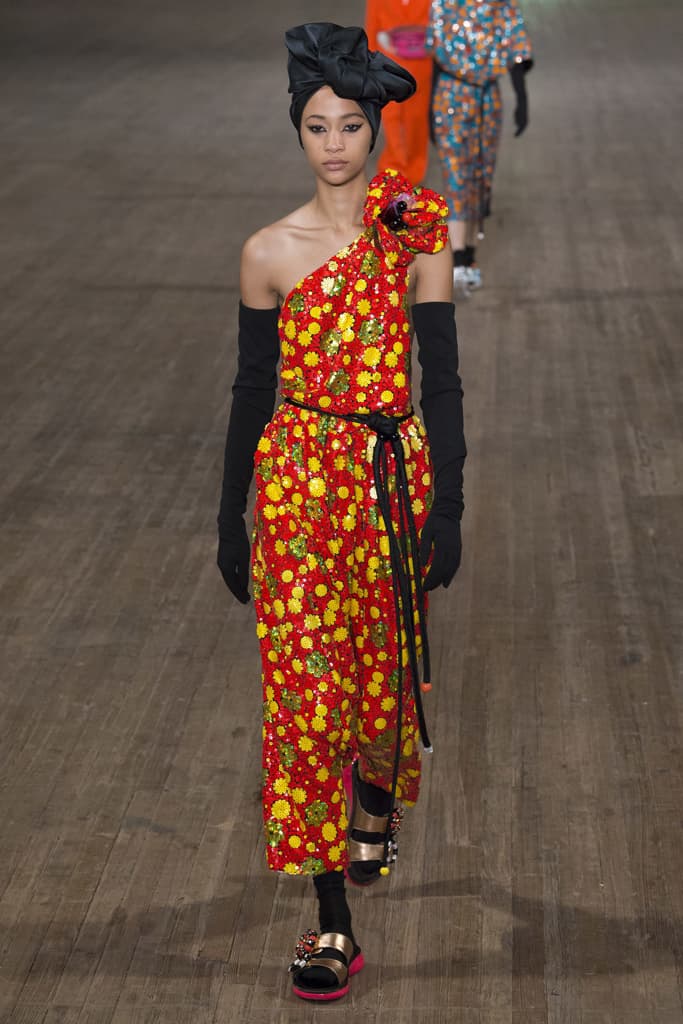 Marc Jacobs 2018 Spring Summer SS18 Collection NYFW New York Fashion Week MJ Kaia Gerber Kendall Jenner Gigi Hadid Bella Hadid Slick Woods Adwoa Aboah Taylor Hill Show