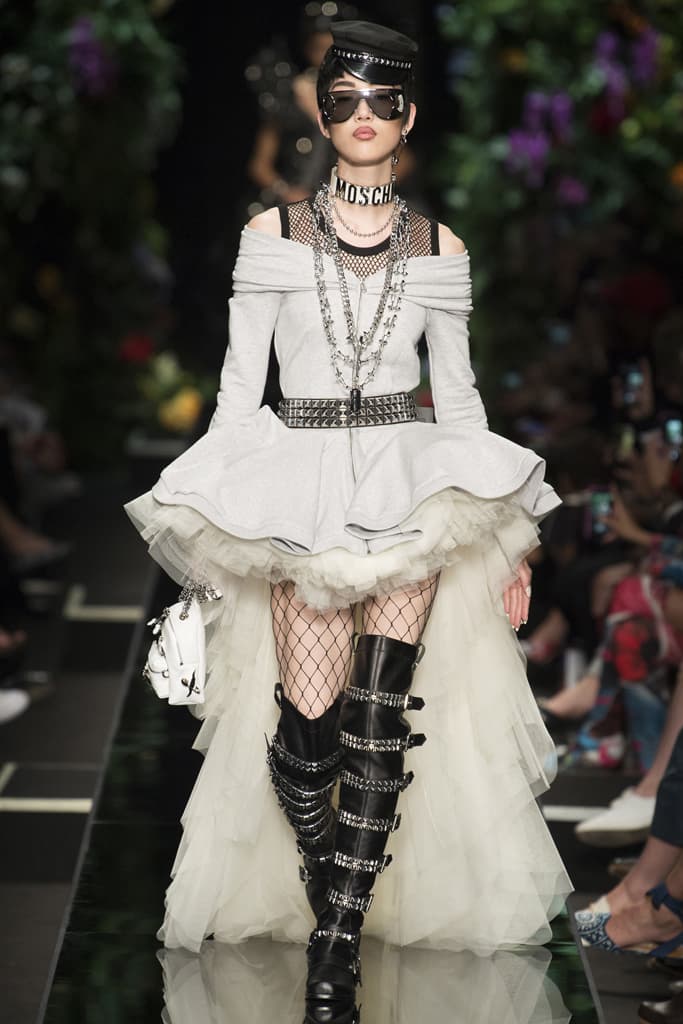 Moschino Spring Summer 2018 Collection Jeremy Scott Milan Fashion Week My Little Pony Design Joan Smalls Adwoa Aboah Kaia Gerber Taylor Hill Bella Gigi Hadid