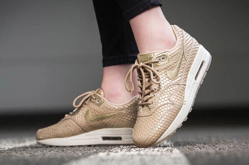 Hopefully Specially Abuse Nike's Air Max 1 Premium Holds Gold Fish Scales | HYPEBAE
