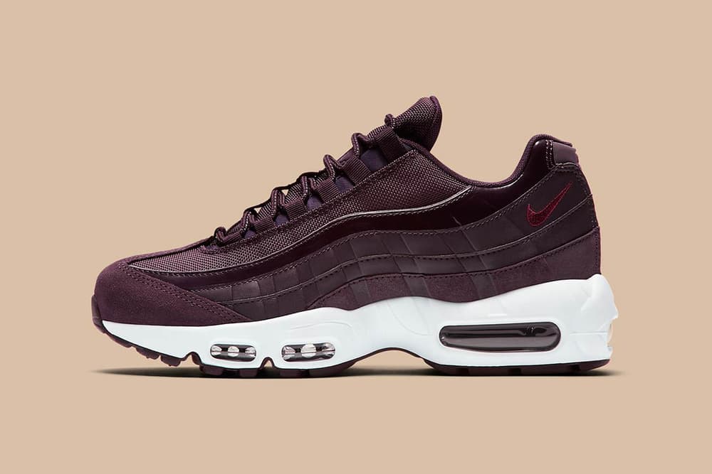 Burgundy Nike Air Max 95: Bold and Fashionable Sneakers for Women
