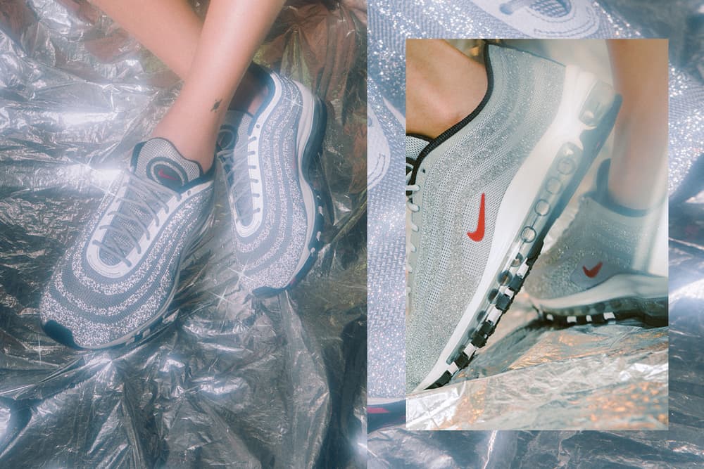 Swarovski Nike Air Max 97 LX Editorial Crystal HYPEBAE 55000 Silver Bullet
