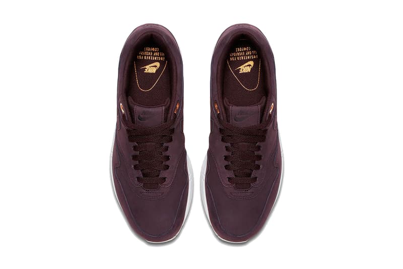 Nike Air Max 1 Shoe Sneaker Burgundy Olive Beige Runner Classic Iconic Silhouette