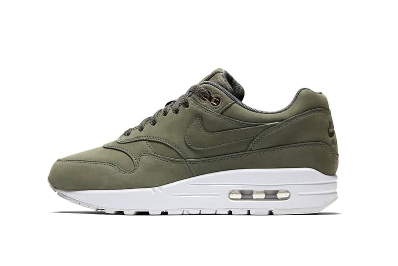 Nike Air Max 1 Shoe Sneaker Burgundy Olive Beige Runner Classic Iconic Silhouette
