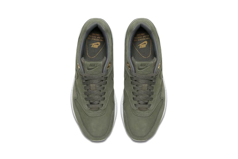 Nike Air Max 1 Shoe Sneaker Burgundy Olive Beige Runner Classic Iconic Silhouette