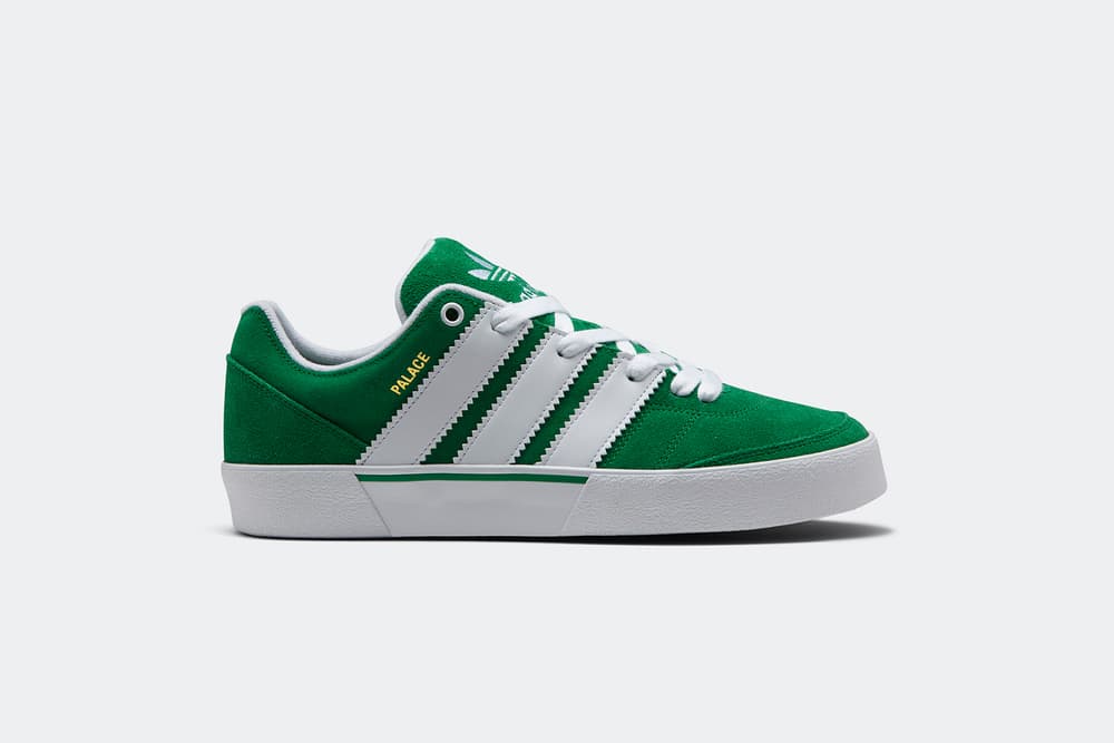 palace adidas originals o'reardon skate suede black navy green three stripes