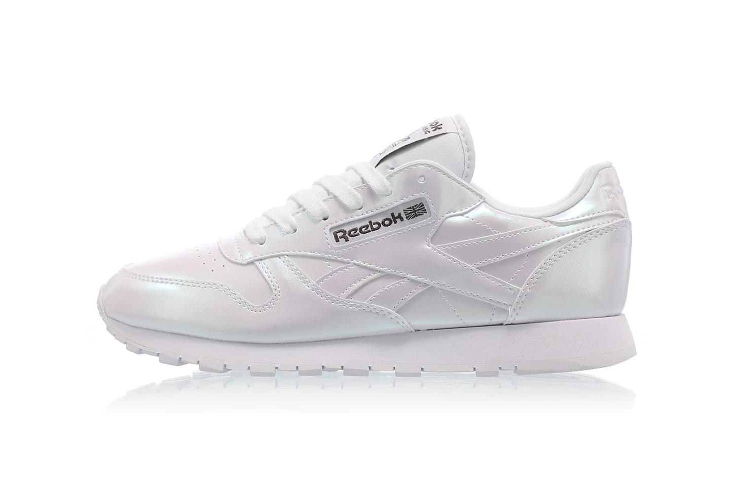 reebok classic leather pearlized white