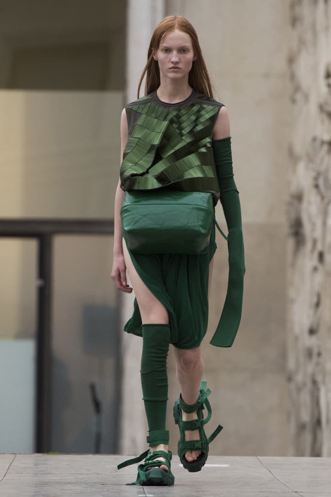 Rick Owens Spring Summer 2018 Show Paris Fashion Week Palais De Tokyo Runway Show Social Commentary Environmental Social Color Palette
