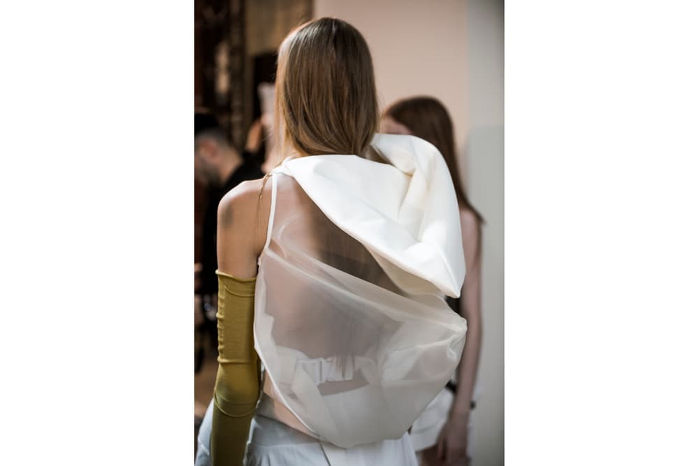 Rick Owens Spring Summer 2018 Backstage Show Photography BTS Behind The Scenes Paris Fashion Week Michele Lamy Social Commentary