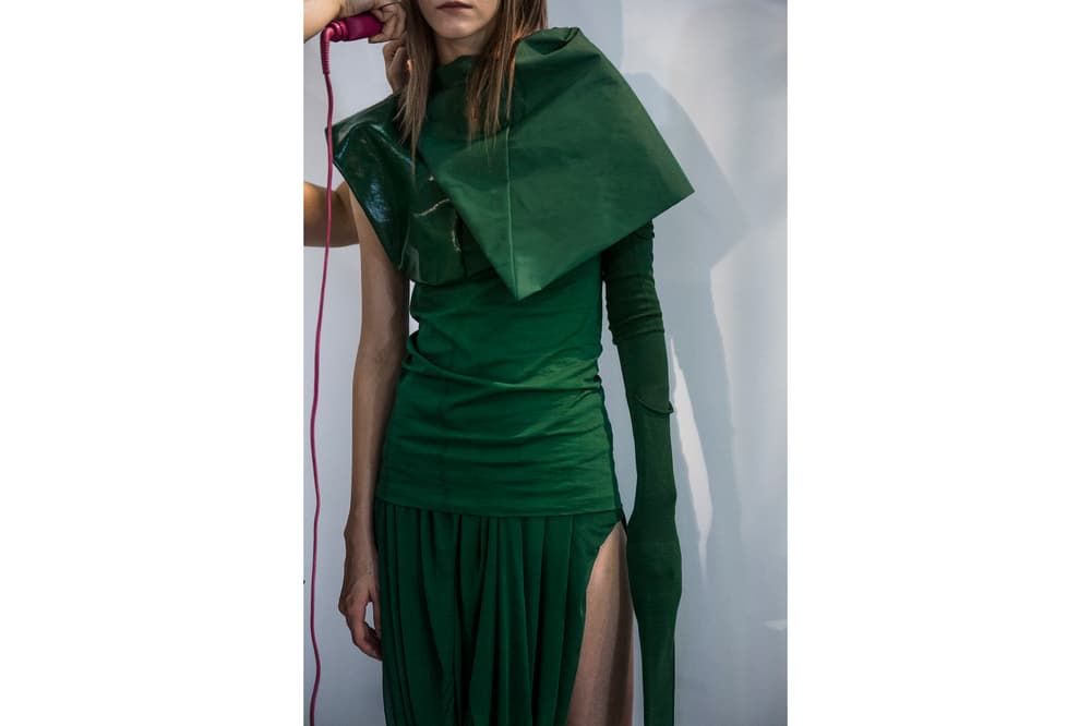 Rick Owens Spring Summer 2018 Backstage Show Photography BTS Behind The Scenes Paris Fashion Week Michele Lamy Social Commentary