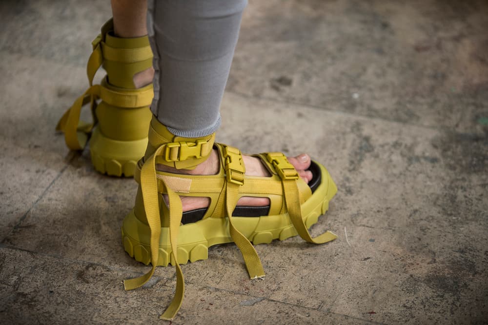 Rick Owens Spring Summer 2018 Backstage Show Photography BTS Behind The Scenes Paris Fashion Week Michele Lamy Social Commentary