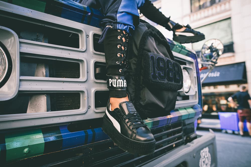 Rihanna Fenty PUMA University Bus Pop-Up Mobile
