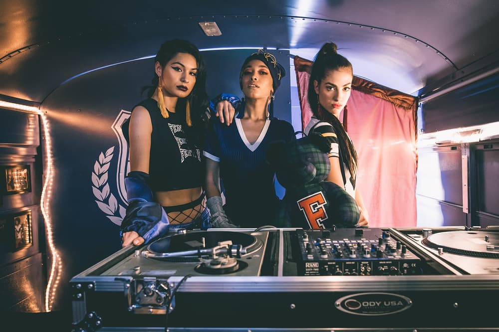Rihanna Fenty PUMA University Bus Pop-Up Mobile