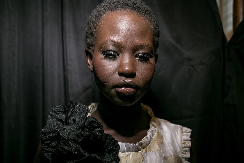 Ryan Lo London Fashion Week backstage spring summer 2018