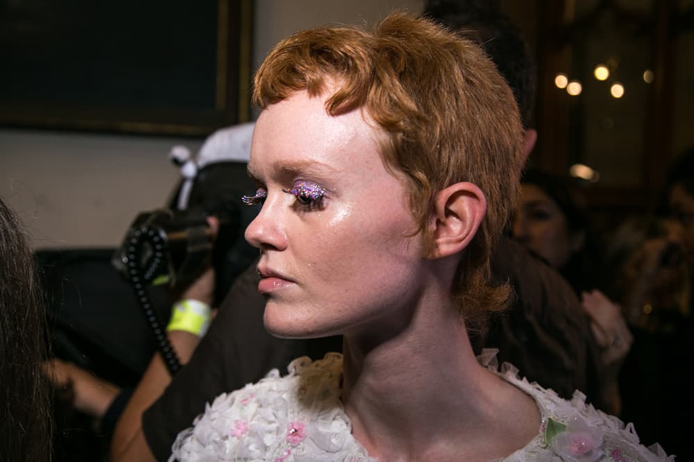 Ryan Lo London Fashion Week backstage spring summer 2018