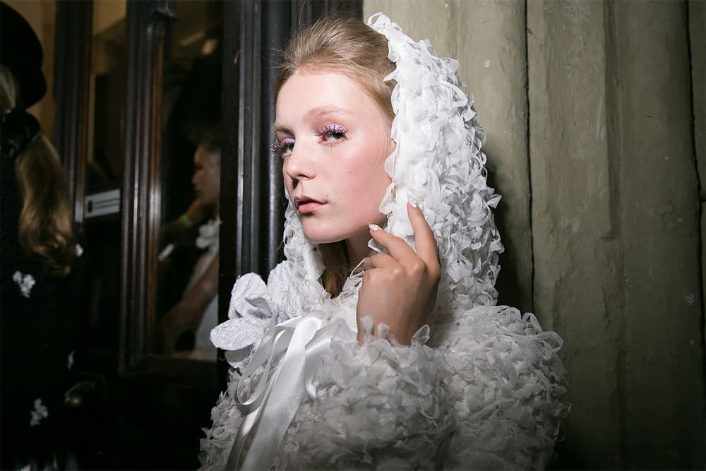 Ryan Lo London Fashion Week backstage spring summer 2018