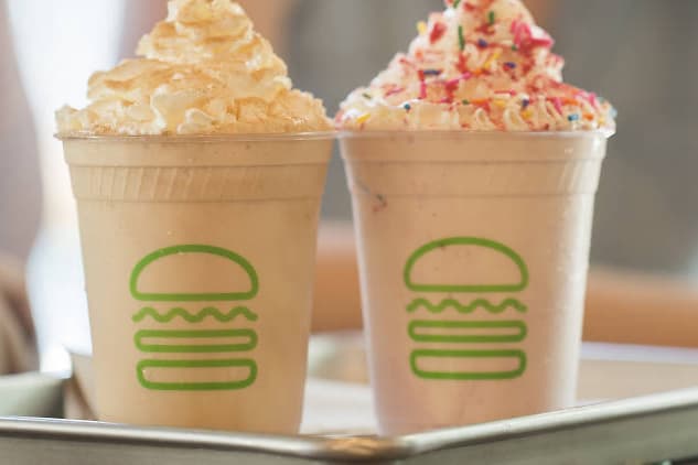 Shake Shack Prosecco Milkshake Burger Place Food Restaurant