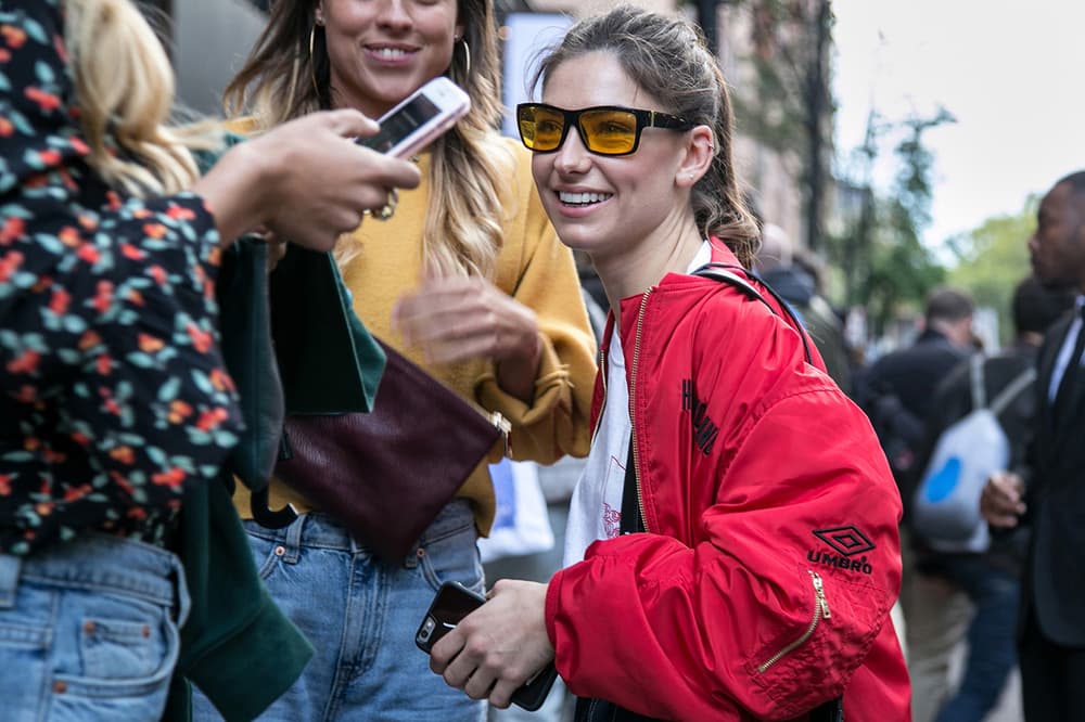 london fashion week lfw streetsnaps gucci chanel stone island umbro virgil abloh