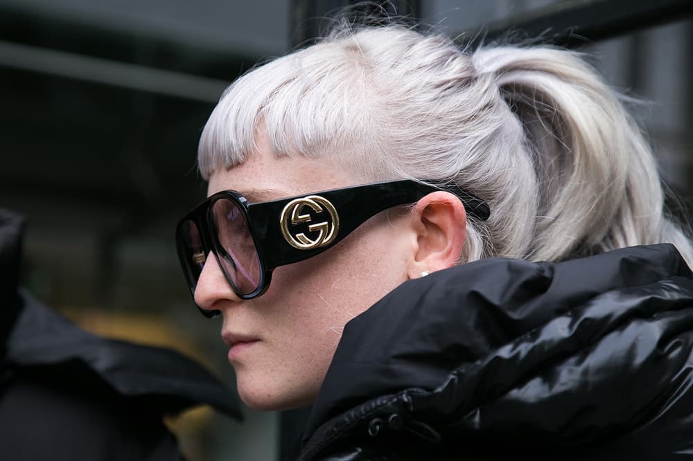 London Fashion Week Street Style streetsnaps off-white gucci moncler nike
