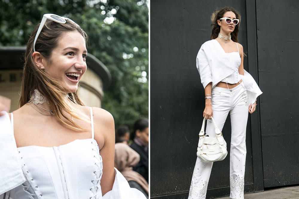 London Fashion Week Street Style streetsnaps off-white gucci moncler nike