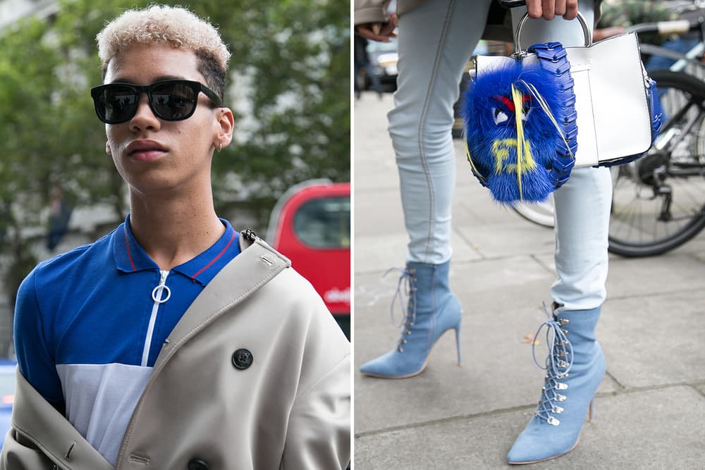 London Fashion Week Street Style streetsnaps off-white gucci moncler nike