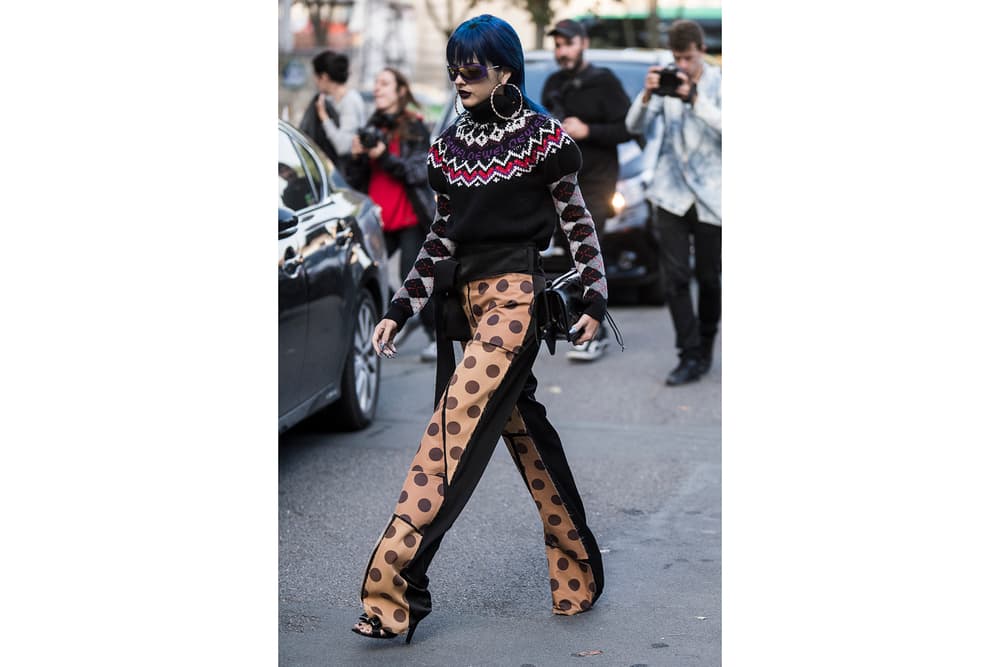 Paris Fashion Week Streetsnaps Sita Abellan Irene Kim Aimee Song Loewe Gucci Lacoste PFW 2018 Spring Summer