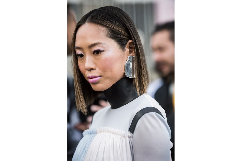 Paris Fashion Week Streetsnaps Sita Abellan Irene Kim Aimee Song Loewe Gucci Lacoste PFW 2018 Spring Summer