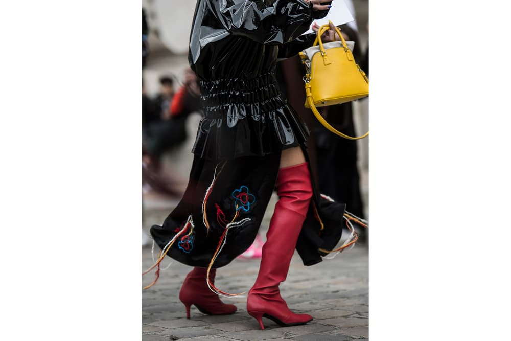 Paris Fashion Week Streetsnaps Sita Abellan Irene Kim Aimee Song Loewe Gucci Lacoste PFW 2018 Spring Summer