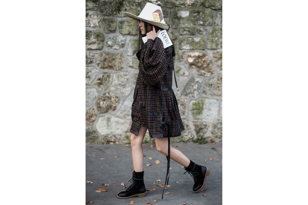 Paris Fashion Week Streetsnaps Sita Abellan Irene Kim Aimee Song Loewe Gucci Lacoste PFW 2018 Spring Summer