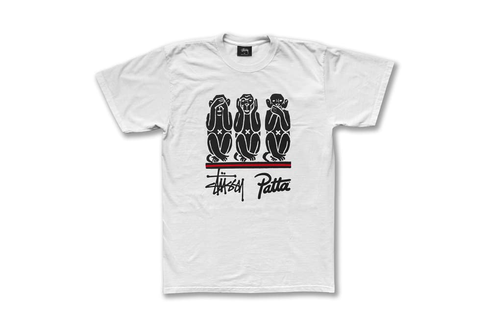 Stussy Patta Logo Tshirt Tee Chapter Store Amsterdam Netherlands Collaboration Lookbook