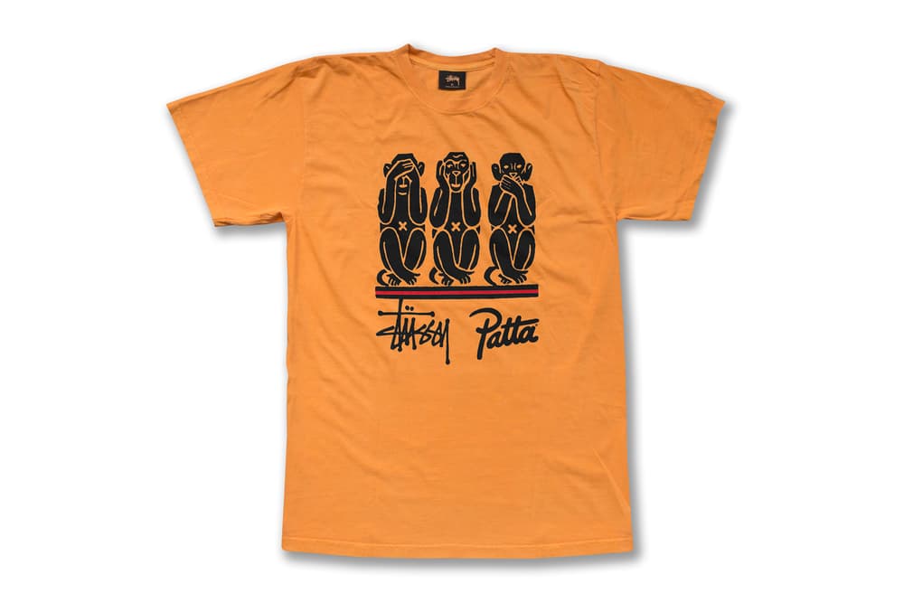 Stussy Patta Logo Tshirt Tee Chapter Store Amsterdam Netherlands Collaboration Lookbook