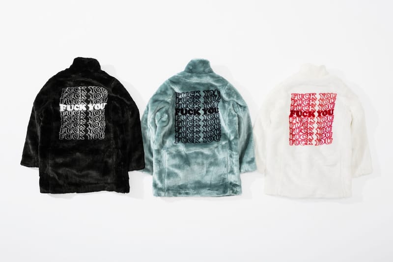supreme hysteric glamour fur coat