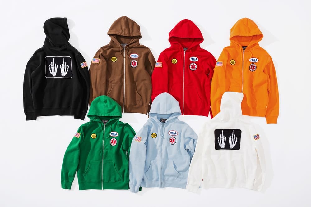 Supreme HYSTERIC GLAMOUR Lookbook Collection 2017 Fall Winter Fur Jacket Fuck You Mug Duvet Pillow