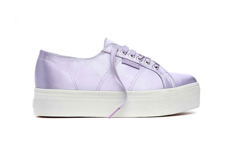The Blonde Salad x Superga Velvet Pink Lilla White