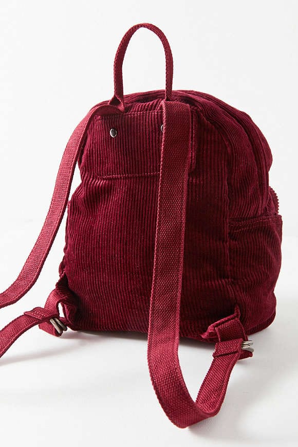 maroon mini backpack