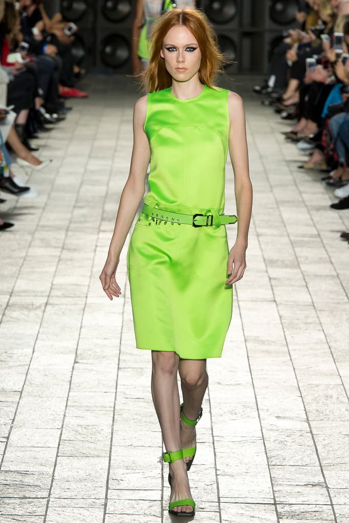Versus Versace Donatella Spring 2018 Ready To Wear London Fashion Week Adwoa Aboah 90s Plaid Collection