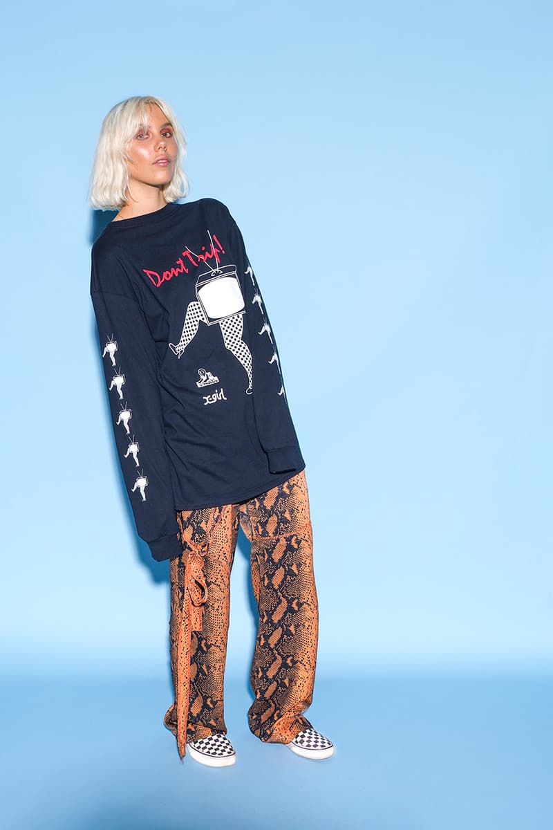 X-Girl Jungles Jungles 2017 Collaboration Japan US Lookbook Collection T-shirt Hoodie