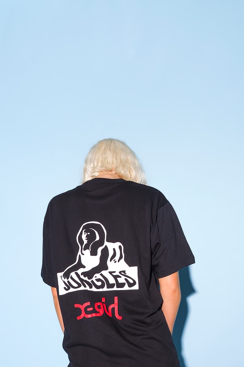 X-Girl Jungles Jungles 2017 Collaboration Japan US Lookbook Collection T-shirt Hoodie