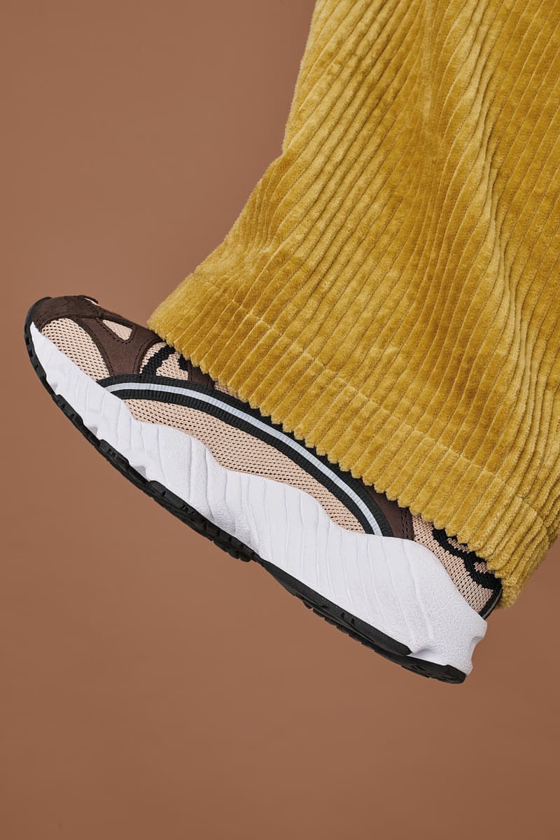 ASICSTIGER x Patta GEL-MAI Knit Shoe Sneaker Silhouette Collaboration Nubuck Tonal Laces Soles Technology Rose Cloud Brown
