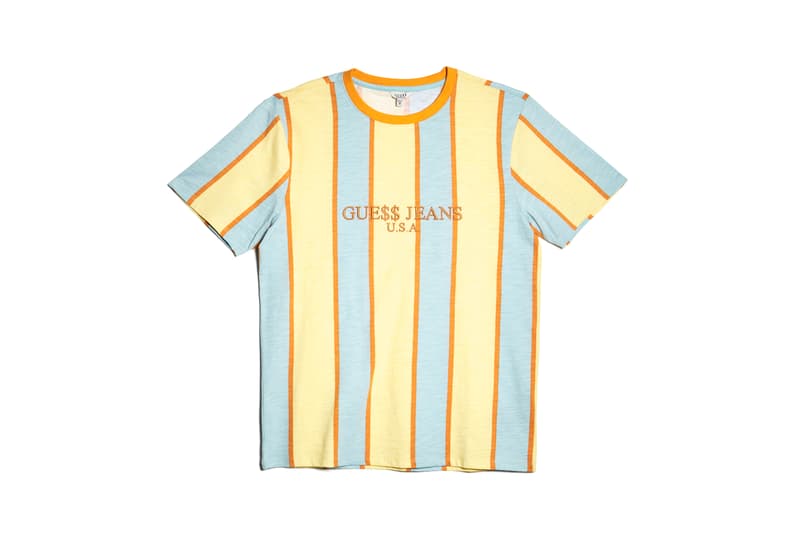ASAP Rocky GUESS USA Capsule Collection Flacko Jodye A$AP AWGE Vintage Logo Denim Stripes Colorful Collaboration