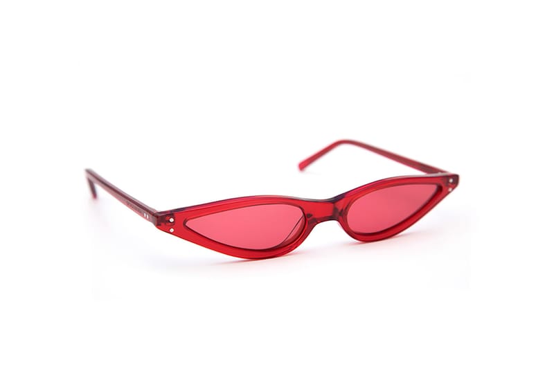 retro sunglasses red