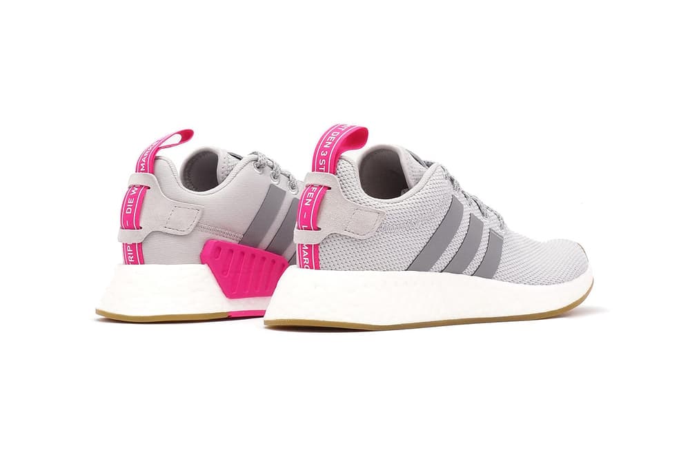 bjærgning kompas Bakterie adidas Releases NMD R2 in Grey and Shock Pink | HYPEBAE